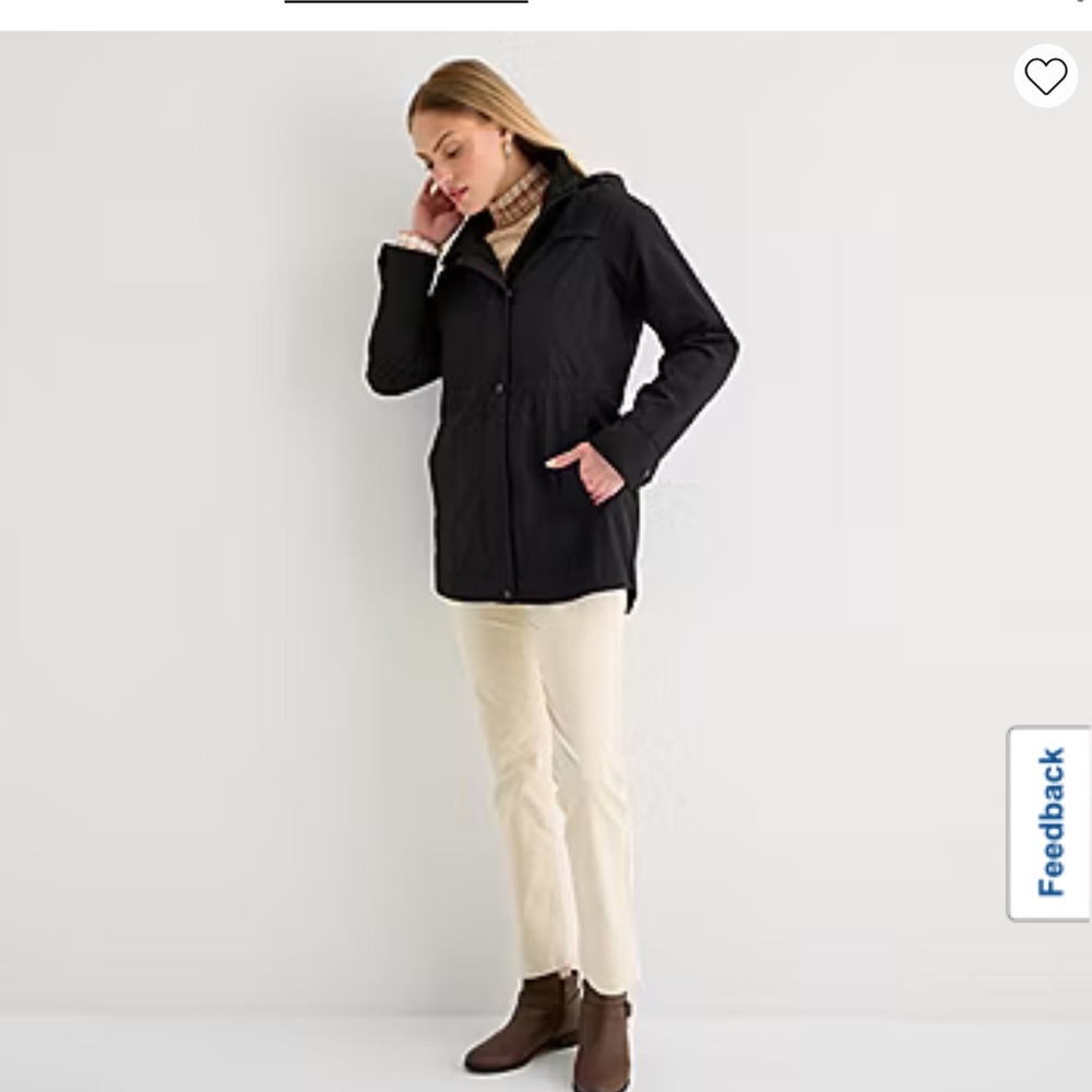 NWT Gallery Womens Packable Lightweight Raincoat - Picture 6 of 7